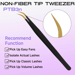 COMELYLASH black gold PBG3 normal tip lash extension tweezers