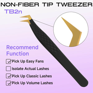 COMELYLASH black gold TB2 normal tip lash extension tweezers