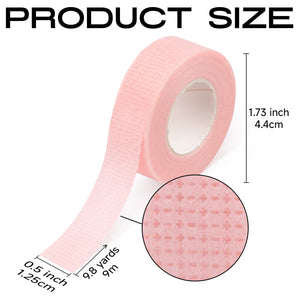 COMELYLASH non-woven lash tape size 0.5 in × 9.8 yd / 1.25 cm × 9 m