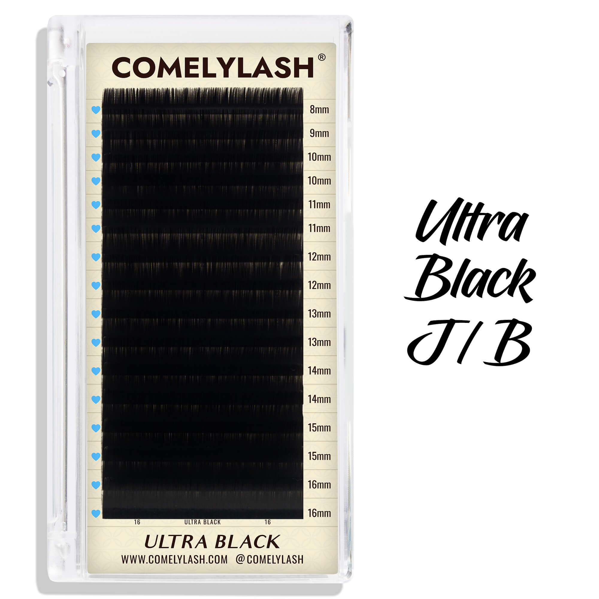 J/B Curl 0.03/0.05/0.07 Ultra Black Volume Lash Extension
