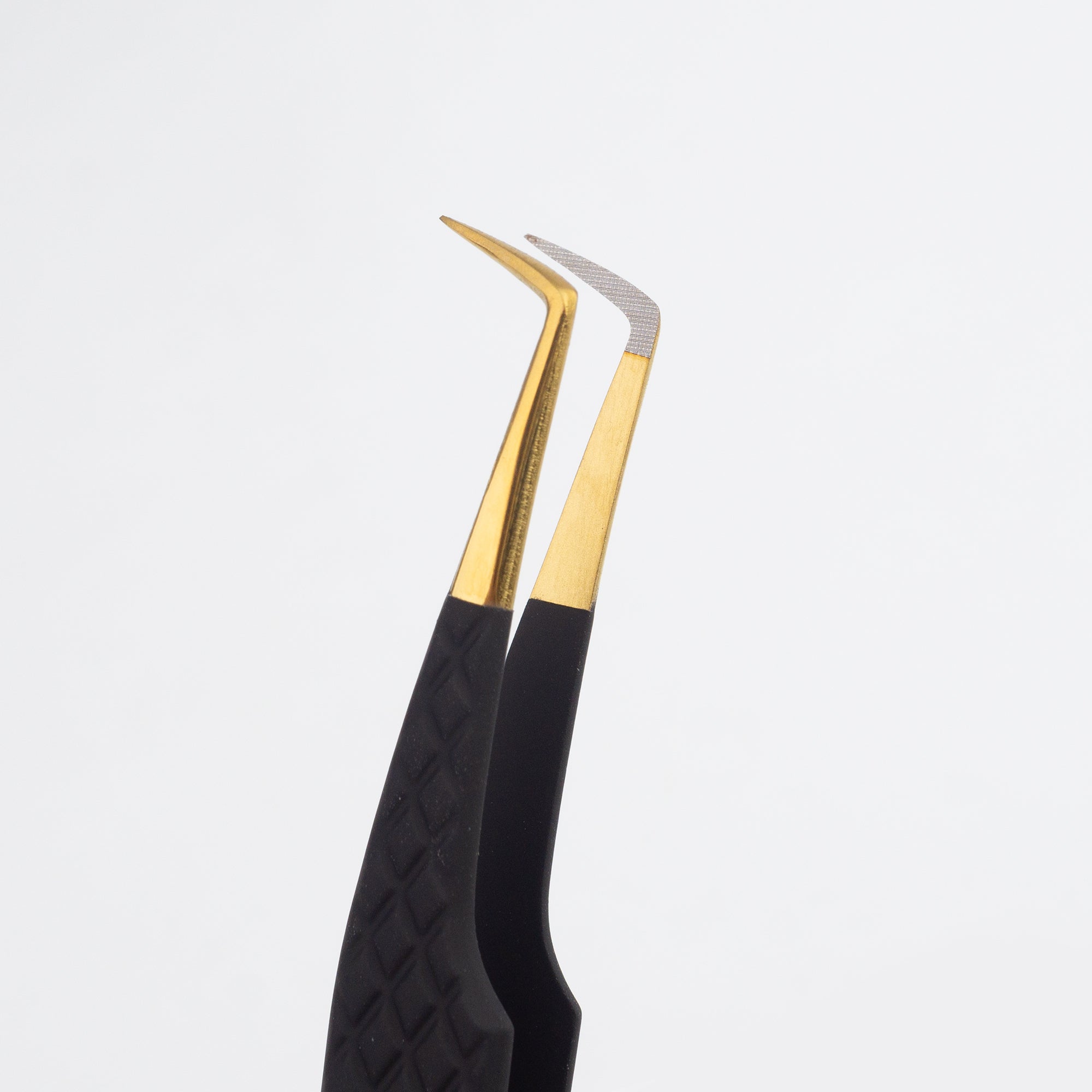 Black Fiber Tip Lash Extension Tweezers