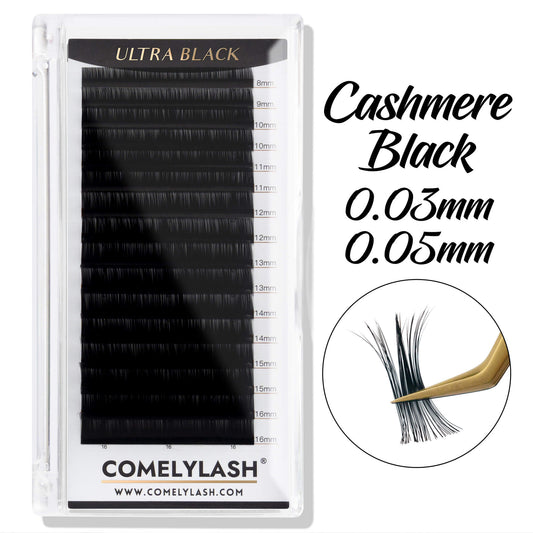 0.03 0.05 0.07 Ultra Black Volume Lash Extension Tray 16 Rows