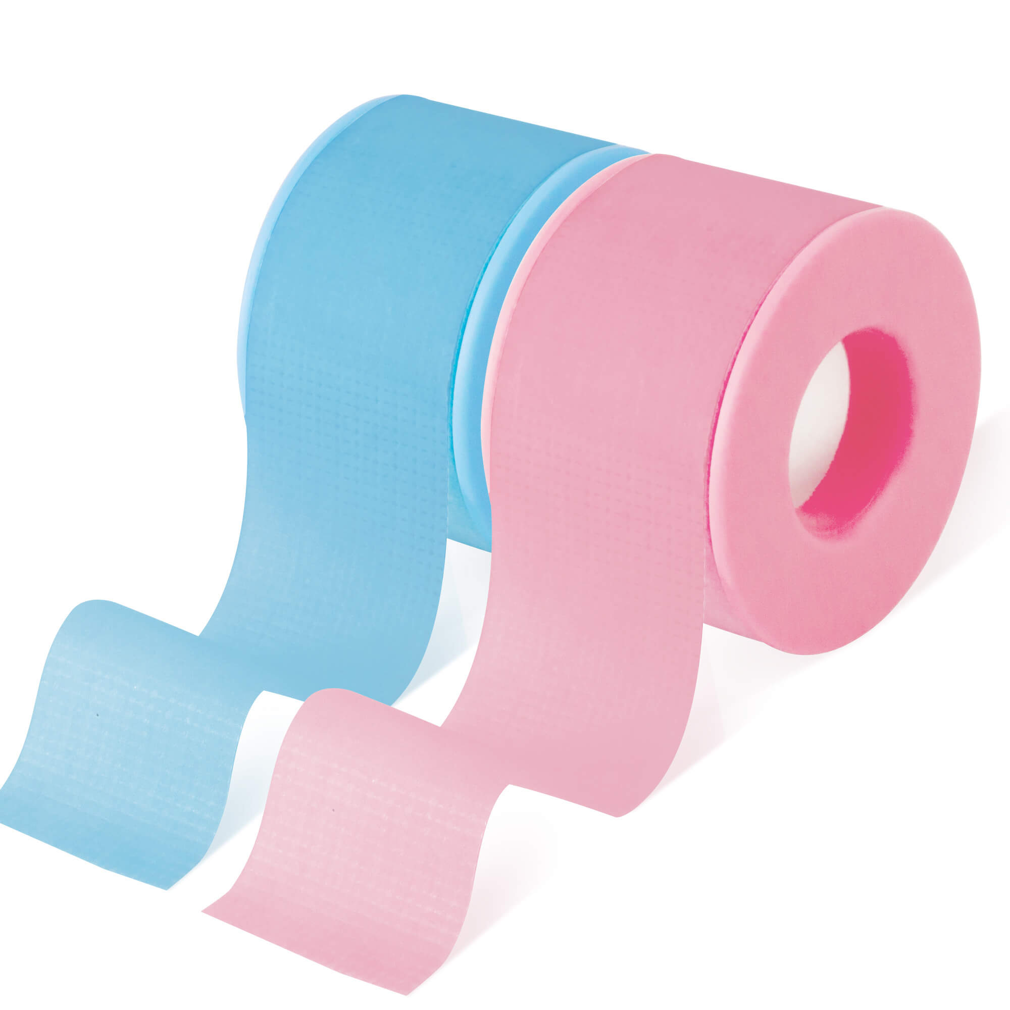 COMELYLASH blue and pink silicone adhesive lash tape rolls