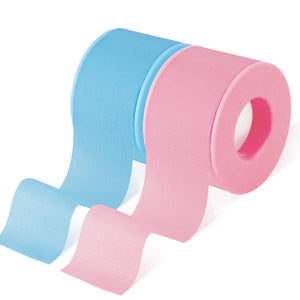 COMELYLASH blue and pink silicone adhesive lash tape rolls